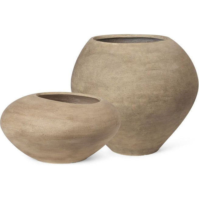 Photo of Dodu Pot - Krukke - Brown - Low - W57 X H30,3 X D58 Cm