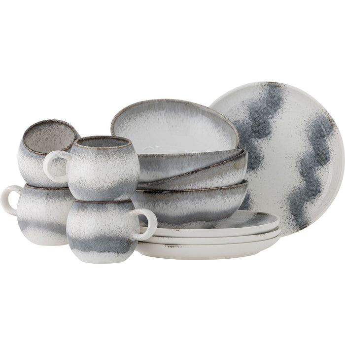 Photo of Paula 12 Piece Breakfast Service Set Grey