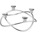 Season Candleholder Mirror - Candlesticks & Candle Holders - Silver