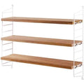 Thumbnail photo of String Pocket, Ash/white - Wall shelves - Nils Strinning - Wood-coloured, white - Metal/wood