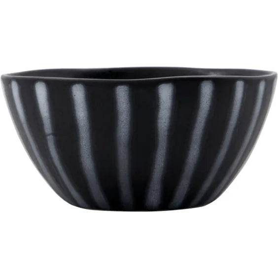 Photo of Line Dish Black/Brown Set of 6 Pieces