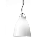 Thumbnail photo of Caravaggio 2 Pendant White Opal Glass-grey Textile Cord