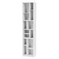 Thumbnail photo of Loom Slim Bookcase - Plinth H3 Cm - New White - Mdf