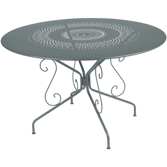 Photo of Montmartre Table Ø 117 Cm, Storm Grey - Matbord Utomhus - Grå - Metall