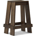 Let Barstool 65 cm Brown Stained Ash - Bar stools & bar stools - Aspect Office - Wood colored - Wood