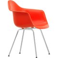 Eames Plastic Chair Dsx - 03 Poppy Red - Chrome Base - Matstolar - Charles & Ray Eames - Röd - Metall/plast