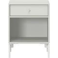 Thumbnail photo of Dream Nightstand - Nordic / Matt Chrome Legs - Bedside tables - Peter J. Lassen - Grey - Mdf