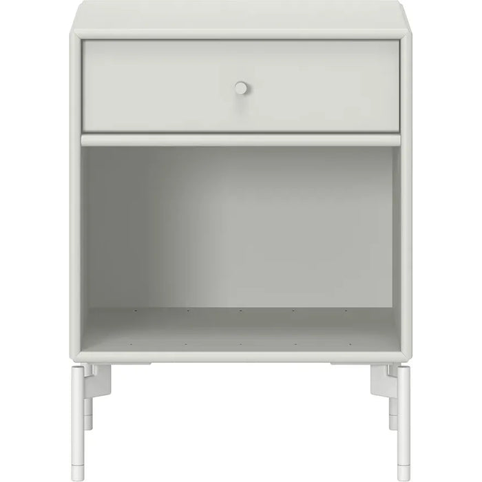 Photo of Dream Nightstand - Nordic / Matt Chrome Legs - Bedside tables - Peter J. Lassen - Grey - Mdf