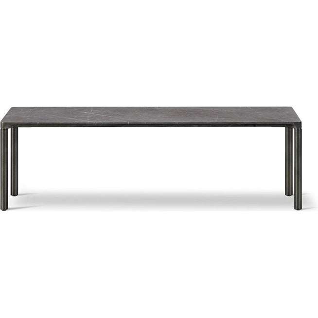 Photo of Piloti Stone Table 6745 - Coffee Table - Grey Pietra (kendzo) Marble - W120 X D39 X H35 Cm