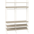 Thumbnail photo of String Golvgavel 200, Beige, 2-pack - Hyllsystem - Nils Strinning - Beige - Metall