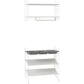 Thumbnail photo of String Floorboard 85, White, 2-pack - Shelving - Nils Strinning - White - Metal
