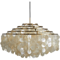 Thumbnail photo of Fun 11dm Brass Pendant  - Pendellampor - Verner Panton - Guld,beige