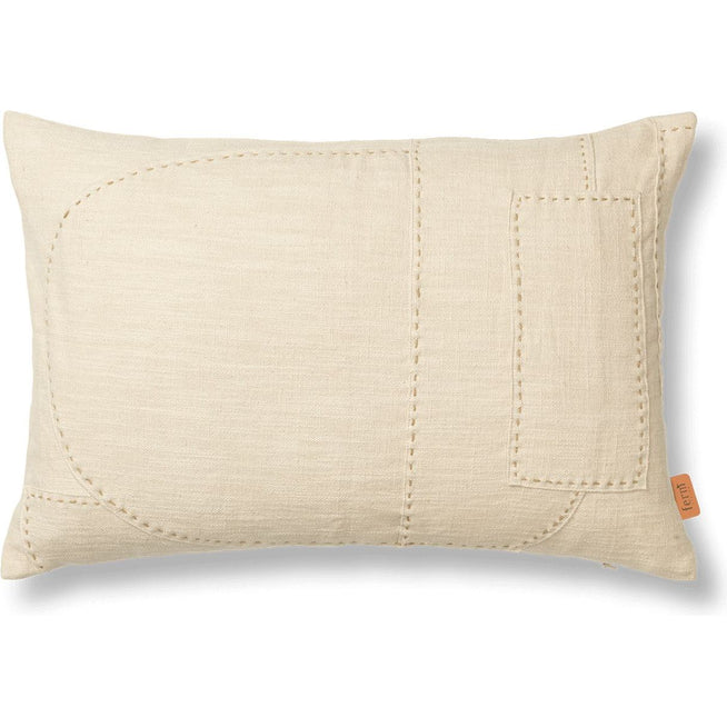 Photo of Darn Cushion - Pude - Darn Cushion - Rectangular - Natural - W60 X D1 X H40 Cm