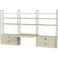 Thumbnail photo of String Wall Rack 75x30, Black, 2-pack - Shelving - Nils Strinning - Black - Metal