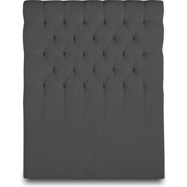 Photo of Paula Headboard Linen, dark grey