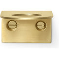 Thumbnail photo of Basho Wall Hanger - Knager - Brass - W5 X H3,2 X D7,3 Cm