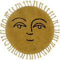 Sun Tufted Rug - Children's rug - Yellow - W70 x H70 x D2 cm