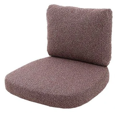 Photo of Sense/moments Lounge Chair Cushion Set Indoor - Outdoor Cushions - Dark Bordeaux - Cane-line Wove - W: 72 x D: 83 x H: 21 cm