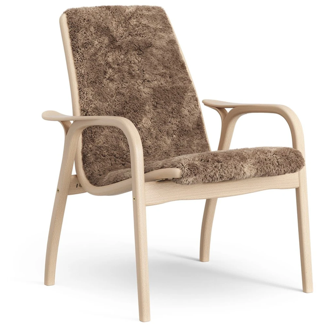 Photo of Laminett Arm Chair Laquered Beech/sheep Skin