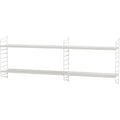 Thumbnail photo of String Wall Rack 50x20, White, 2-pack - Shelving - Nils Strinning - White - Metal