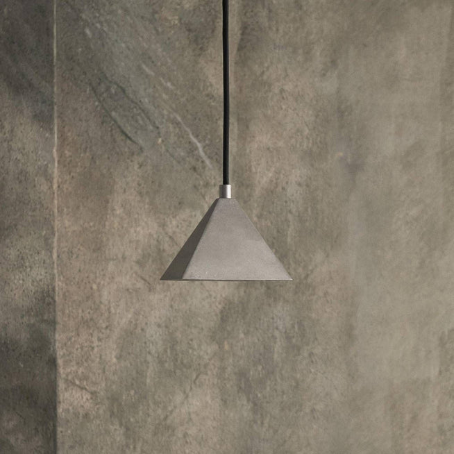 Photo of Kare Pendant - Pendel - Kare Pendant - Tumbled Stainless Steel - W12.5 X D12.5 X H11.2 Cm