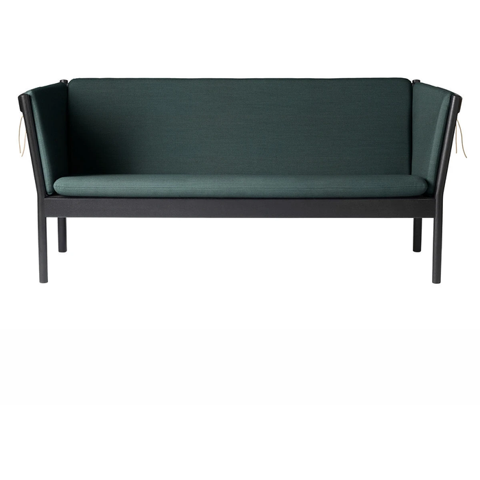 Photo of J149 3-pers. Sofa - Black lacquered oak, dark