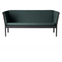 J149 3-pers. Sofa - Black lacquered oak, dark