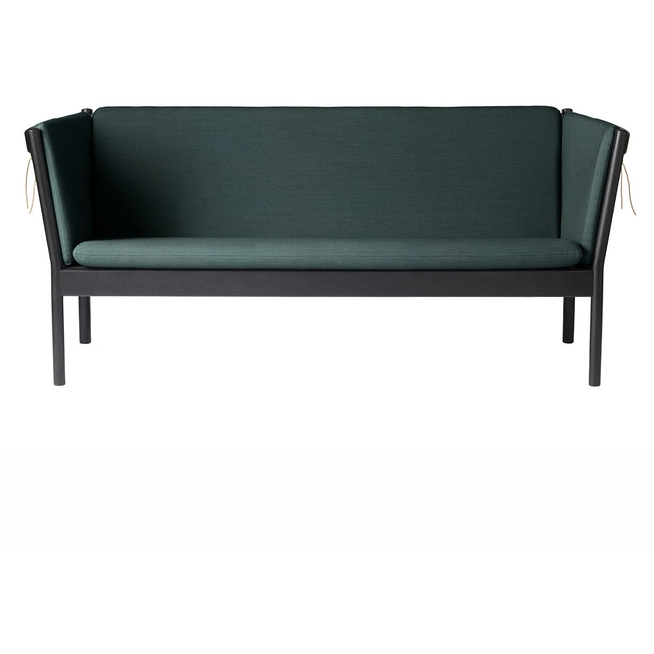 Photo of J149 3-pers. Sofa - Black lacquered oak, dark