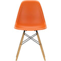 Eames Plastic Chair Dsw - 43 Rusty Orange - Ash Honey Tone - Matstolar - Charles & Ray Eames - Orange - Metall/trä/plast