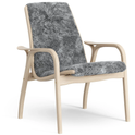 Laminett Arm Chair White Pigmented Oak/sheep Skin