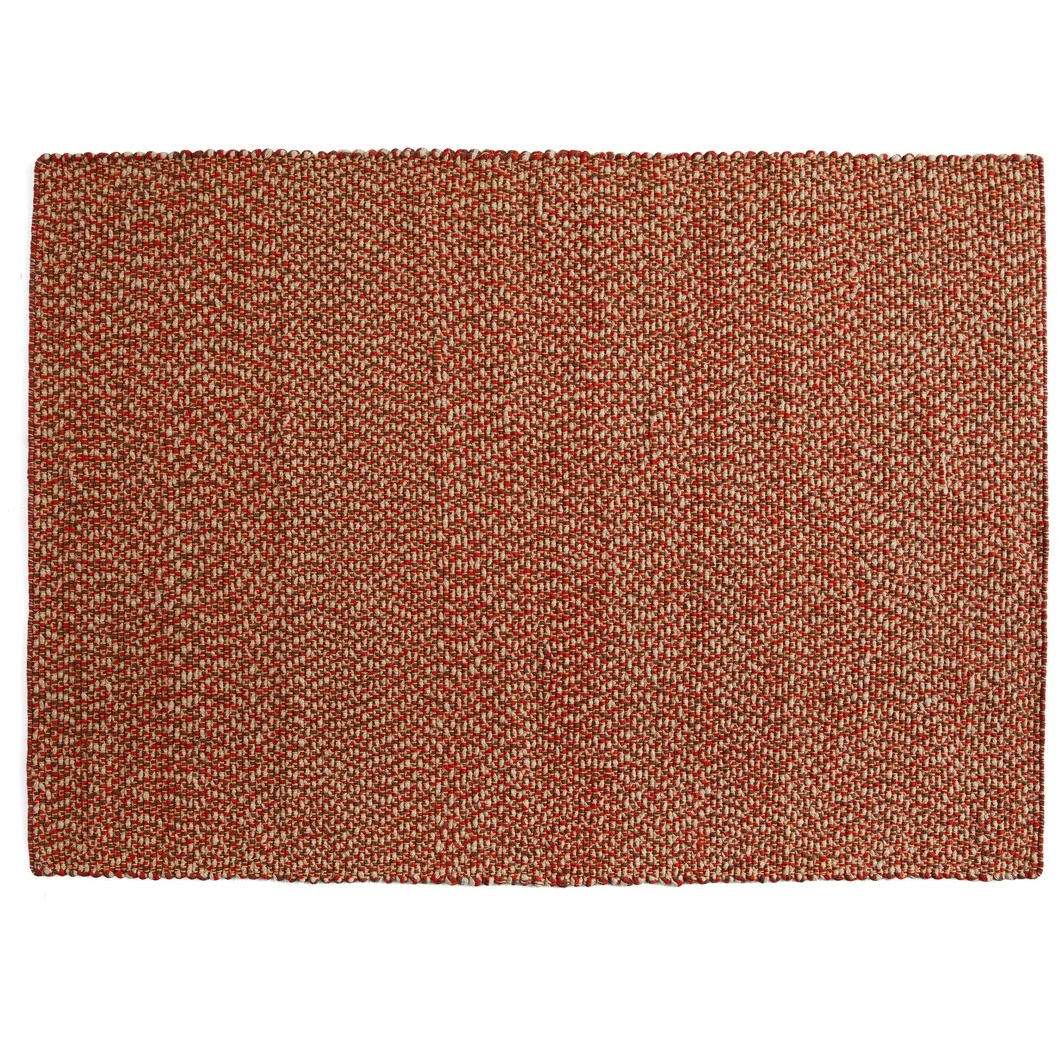 Braided Rug 140x200 Cm Red