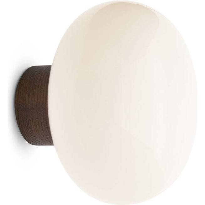 Photo of Karl-johan Wall Lamp Smoked Oak/opal Glass