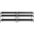 Thumbnail photo of Compile Shelving System/configuration 6, Black - Shelving System - Cecilie Manz - Black - Metal