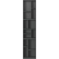 Thumbnail photo of Loom Slim Bookcase, Plinth H3 Cm - Anthracite - Bokhyllor - Peter J. Lassen - Svart - Mdf