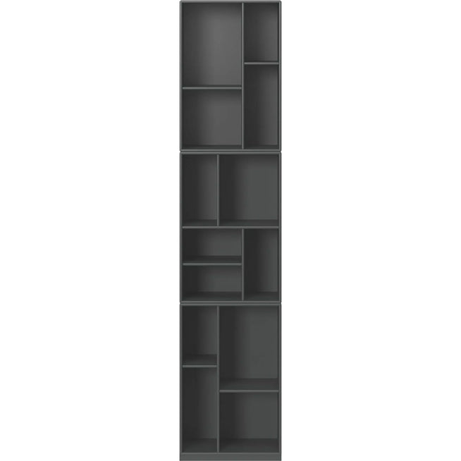 Photo of Loom Slim Bookcase, Plinth H3 Cm - Anthracite - Bokhyllor - Peter J. Lassen - Svart - Mdf