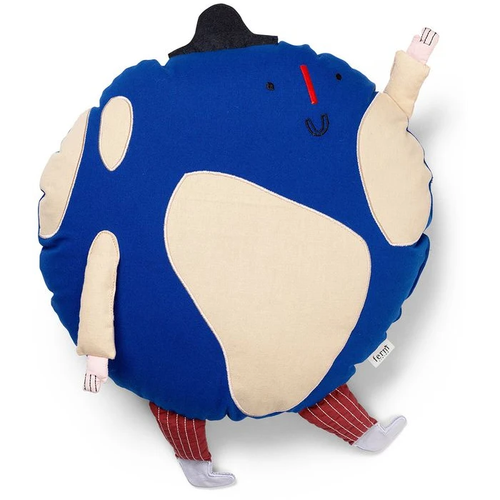 Photo of World Cushion - Børnepude - Blue - W40 X H40 X D10 Cm