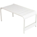 Luxembourg Large Low Table/bench, Cotton White - Småbord & Sidobord Utomhus