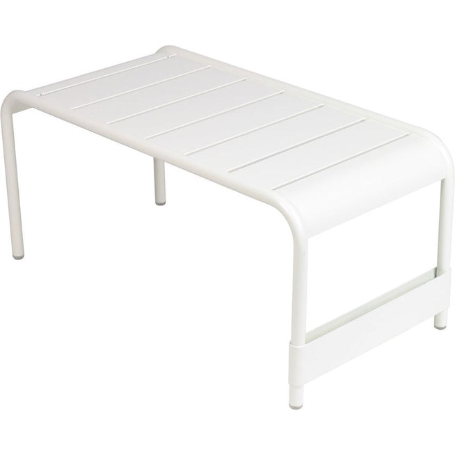 Photo of Luxembourg Large Low Table/bench, Cotton White - Småbord & Sidobord Utomhus