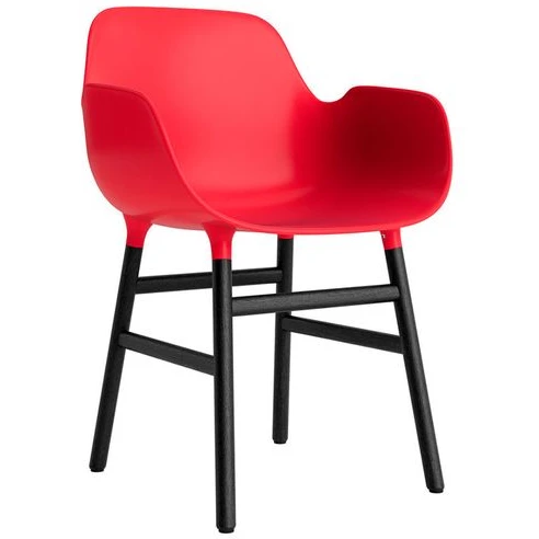 Photo of Form Armchair Wood - Spisebordsstol - Black Oak / 3