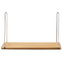 B145 Shelf W/brackets Shelf 20x45 Cm Oak