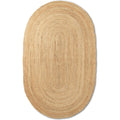 Thumbnail photo of Eternal Oval Jute Rug Small 140x200 Cm - Natural
