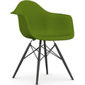 Eames Plastic Armchair Daw - 48 Forest - Black Maple - Matstolar - Charles & Ray Eames - Grön - Metall/trä/plast