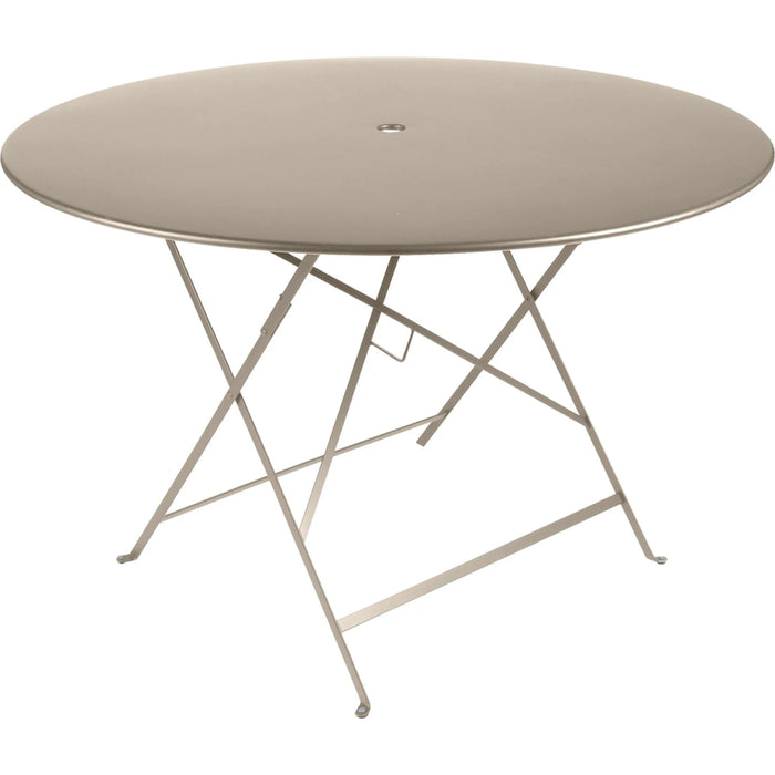 Photo of Bistra Table Ø 117 CM - Nutmeg - Dining Table Outdoor - Metal