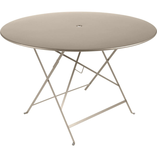 Photo of Bistra Table Ø 117 CM - Nutmeg - Dining Table Outdoor - Metal