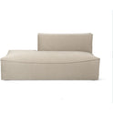 Catena Sofa Open End Left - Rich Linen - Natural