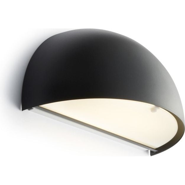 Photo of Rørhat Wall Led, Black, 10,5W Led 3000K, Ip23 - Wall Lamps Outdoor - Jesper J. Pedersen - Black