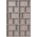Thumbnail photo of Read Spacious Bookshelf, Plinth H3 Cm - Mushroom - Bokhyllor - Peter J. Lassen - Beige - Mdf