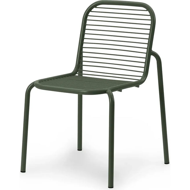 Photo of Vig Chair - Havestol - Dark Green - W57 X D55 X H83 X Sh46 Cm