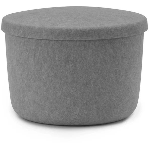 Hide Storage Pouf Small