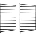 Thumbnail photo of String Wall Rack 50x30, Black, 2-pack - Shelving - Nils Strinning - Black - Metal